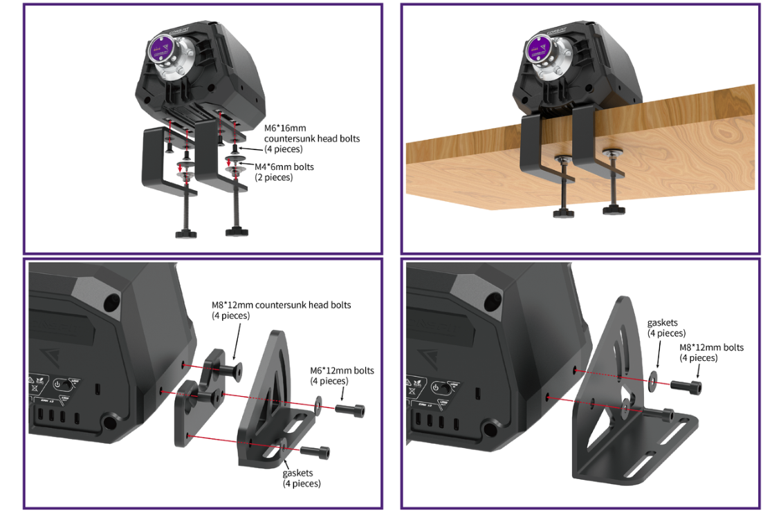 conspit ares apex desk mount